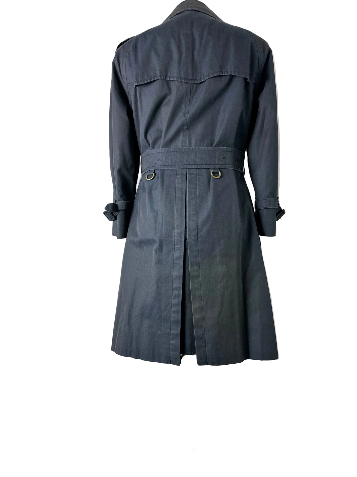 Vintage Burberry Trench Coat Navy Size 44 XS
