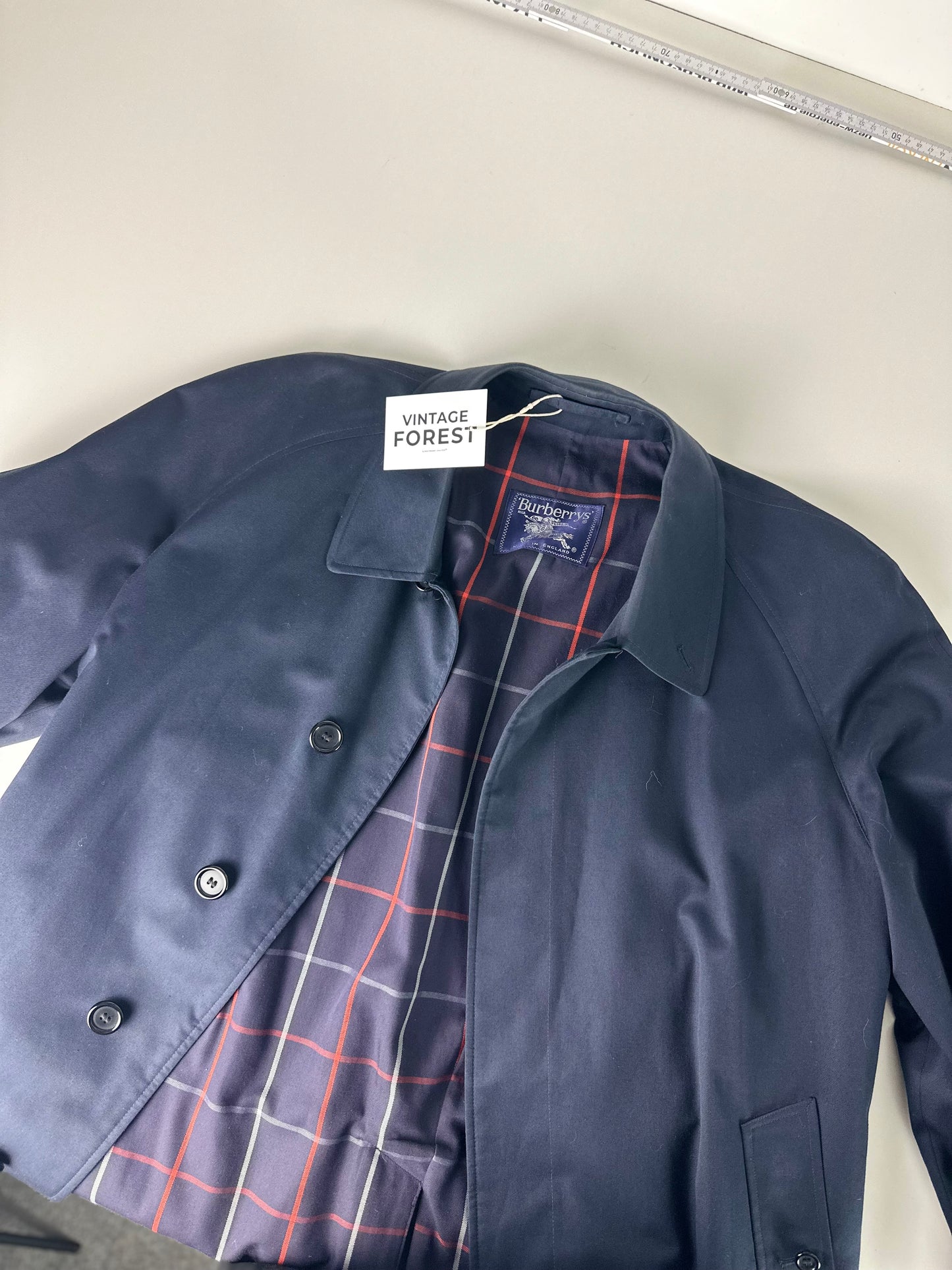 Vintage Burberry Car Coat Size 52 L
