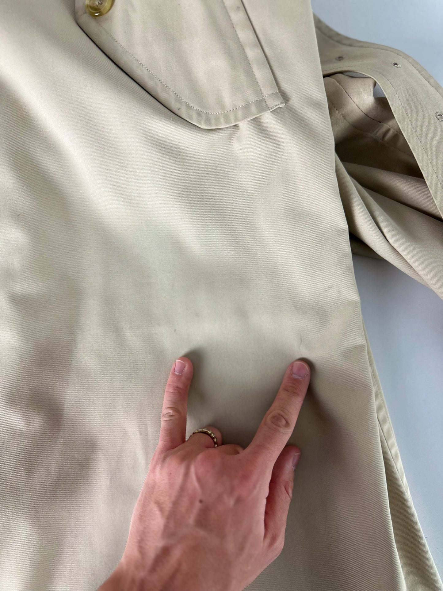 Vintage Burberry Trench Coat Size 56 XL