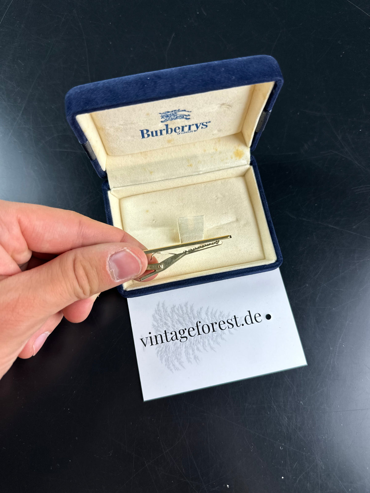 Vintage Burberry Tie Pin (no box)