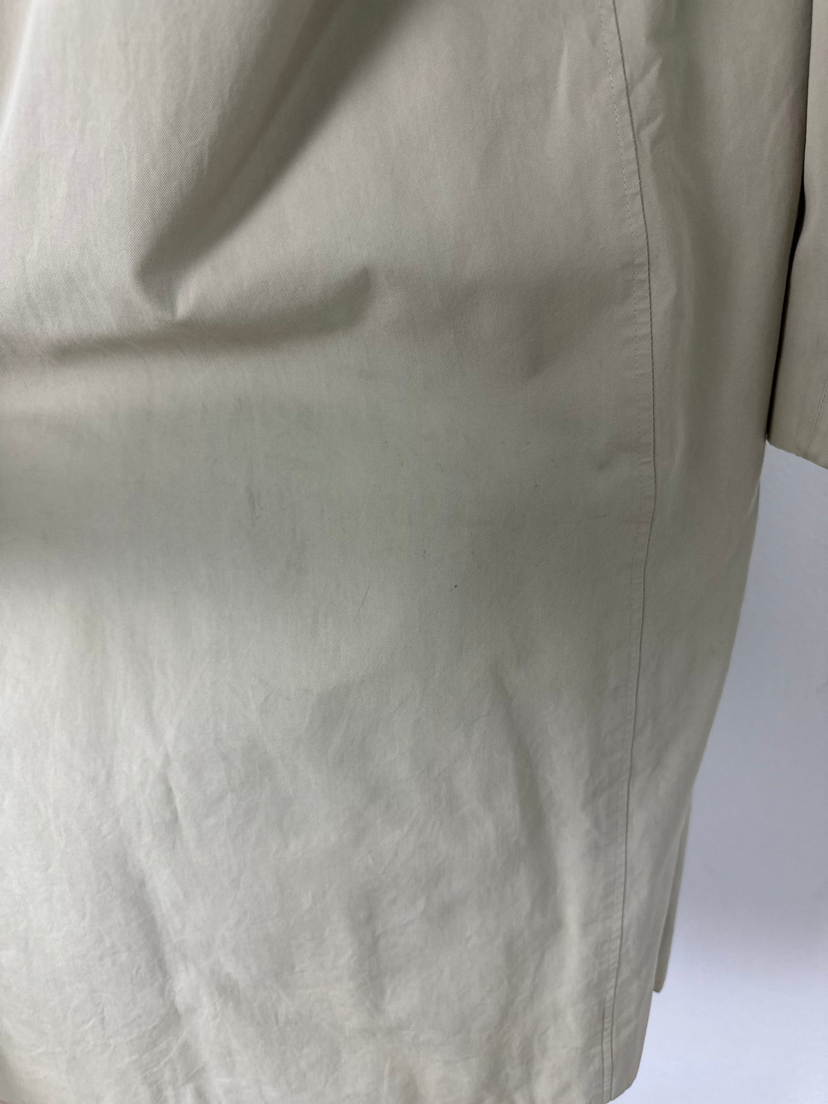 Vintage Burberry Car Coat Creme Size 58 XXL