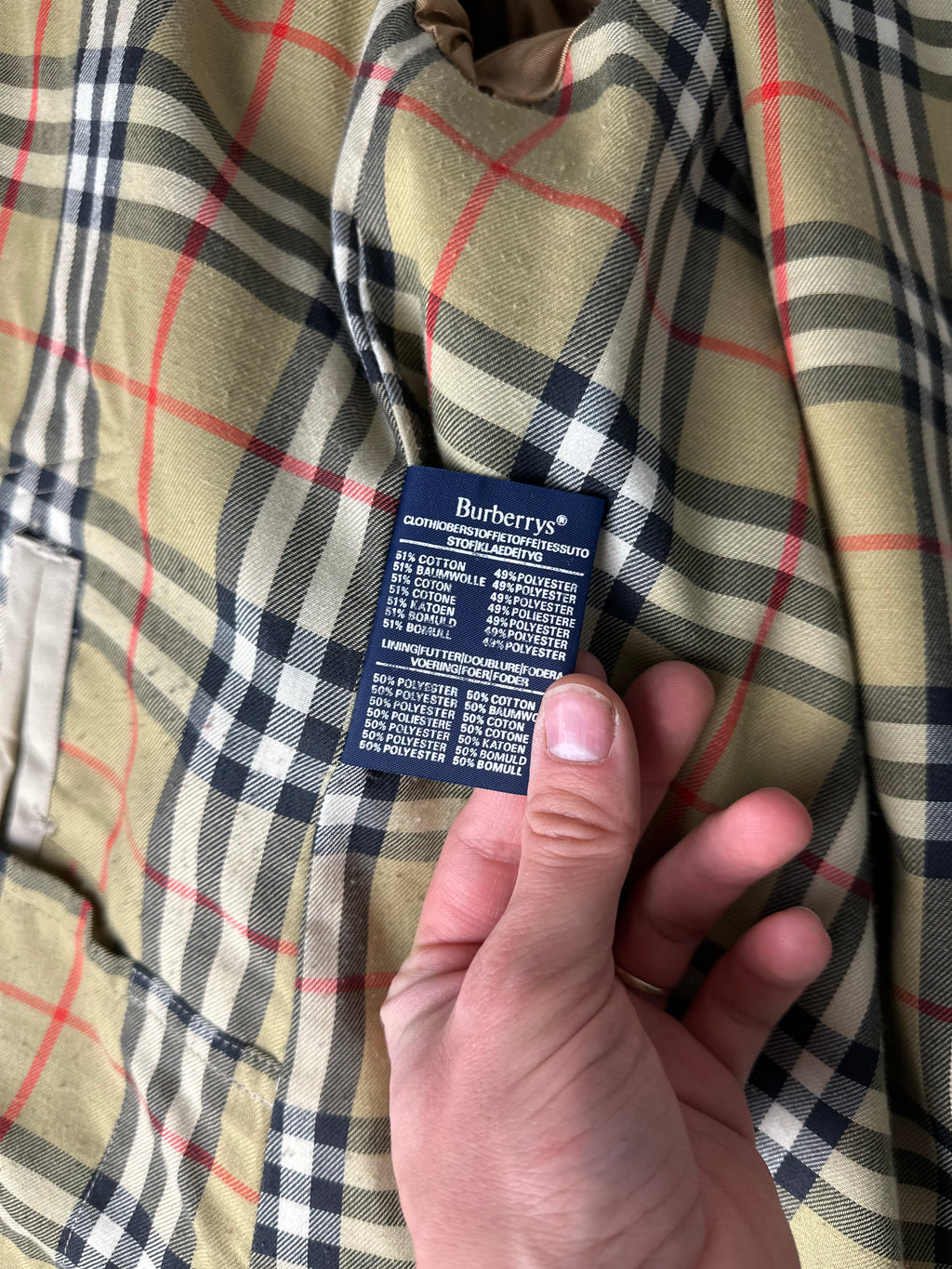 Burberrys Trenchcoat (12/M)