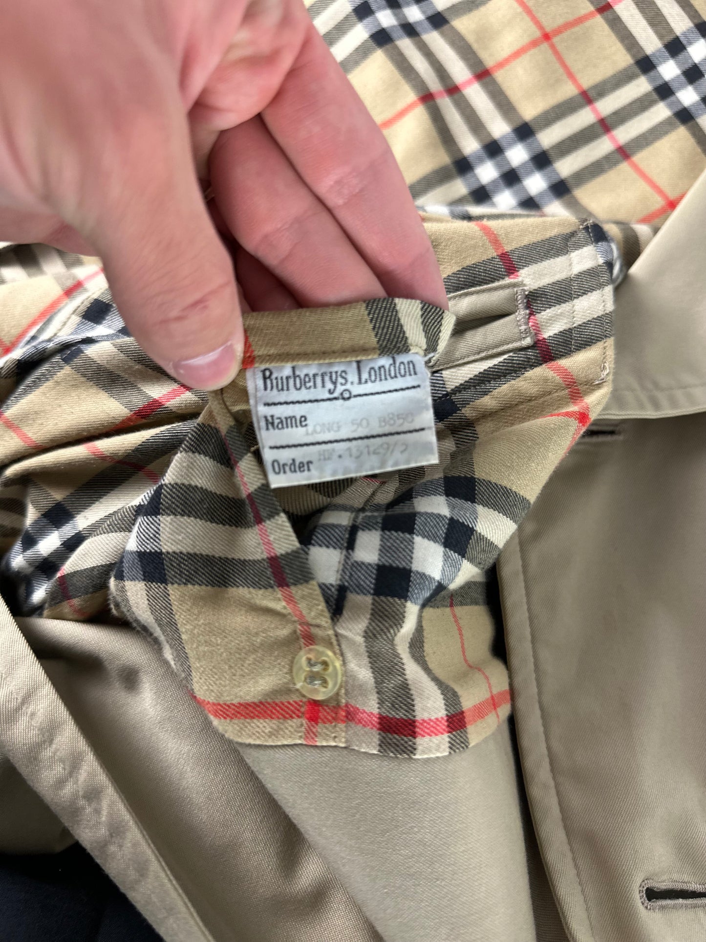 Vintage Burberry Trench Coat Size 50 L