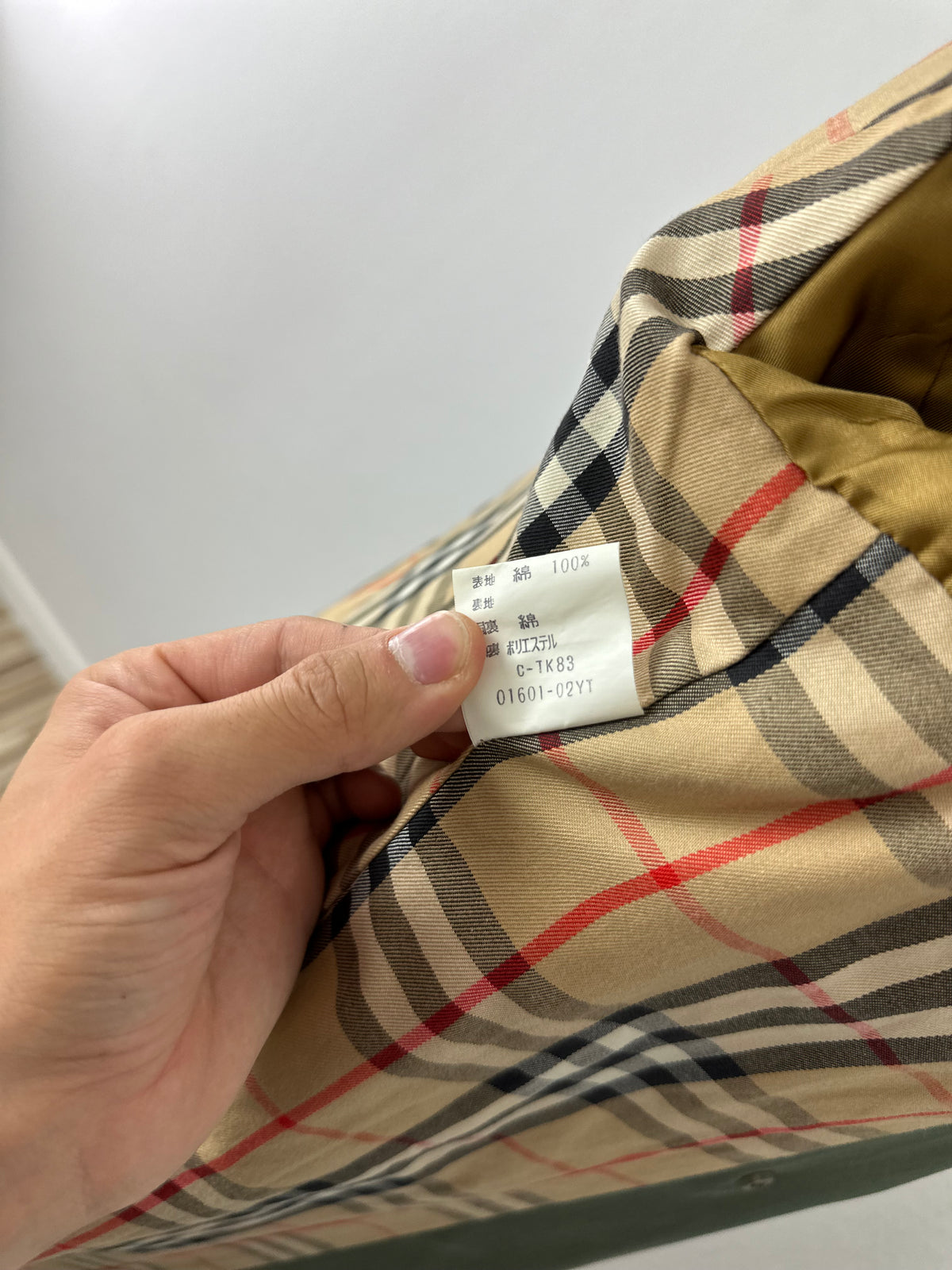 Vintage Burberry Trench Coat Khaki Size 6 XXS