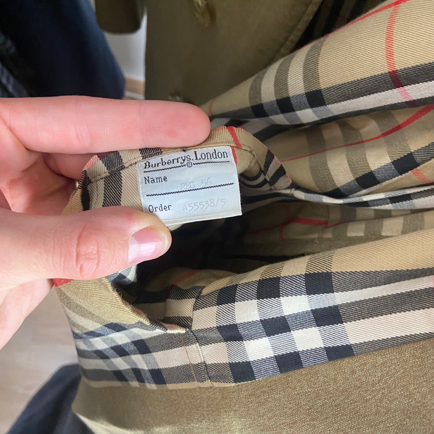 Burberry Trenchcoat Size 56/XL