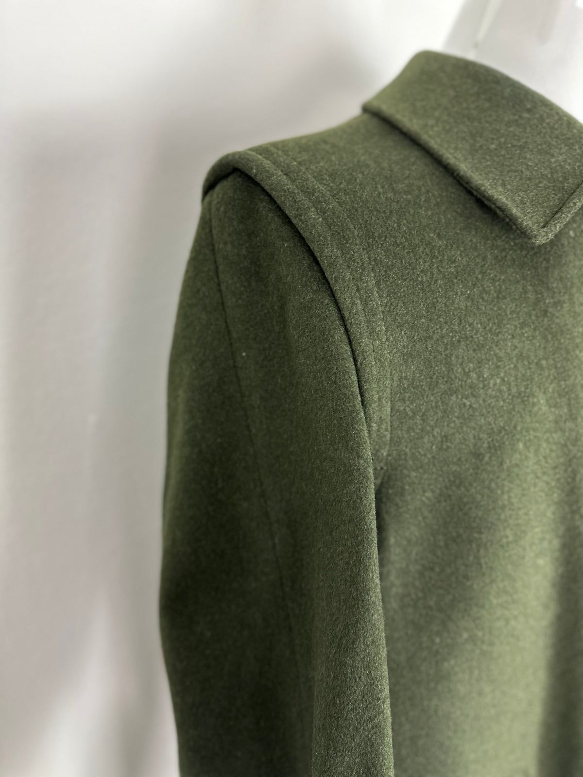 Vintage Burberry Loden Coat Khaki Size 50 L