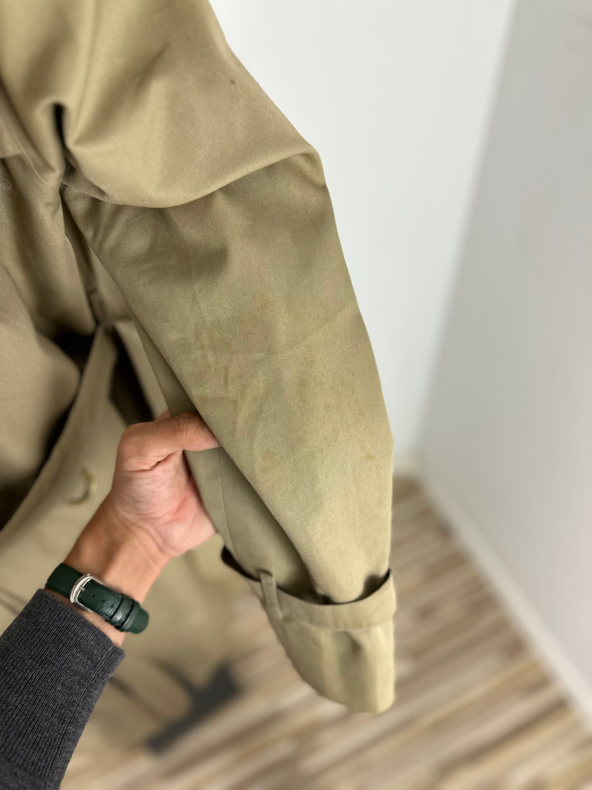 Vintage Burberry Trench Coat Beige Size 50 L