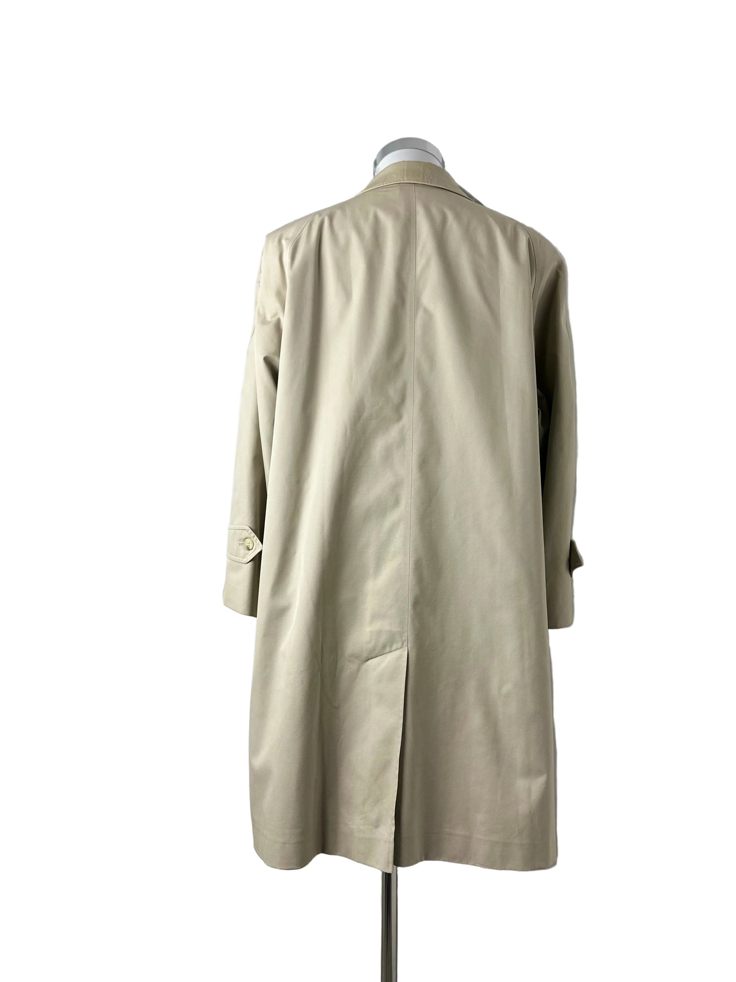 Vintage Burberry Car Coat Creme Size 52 L