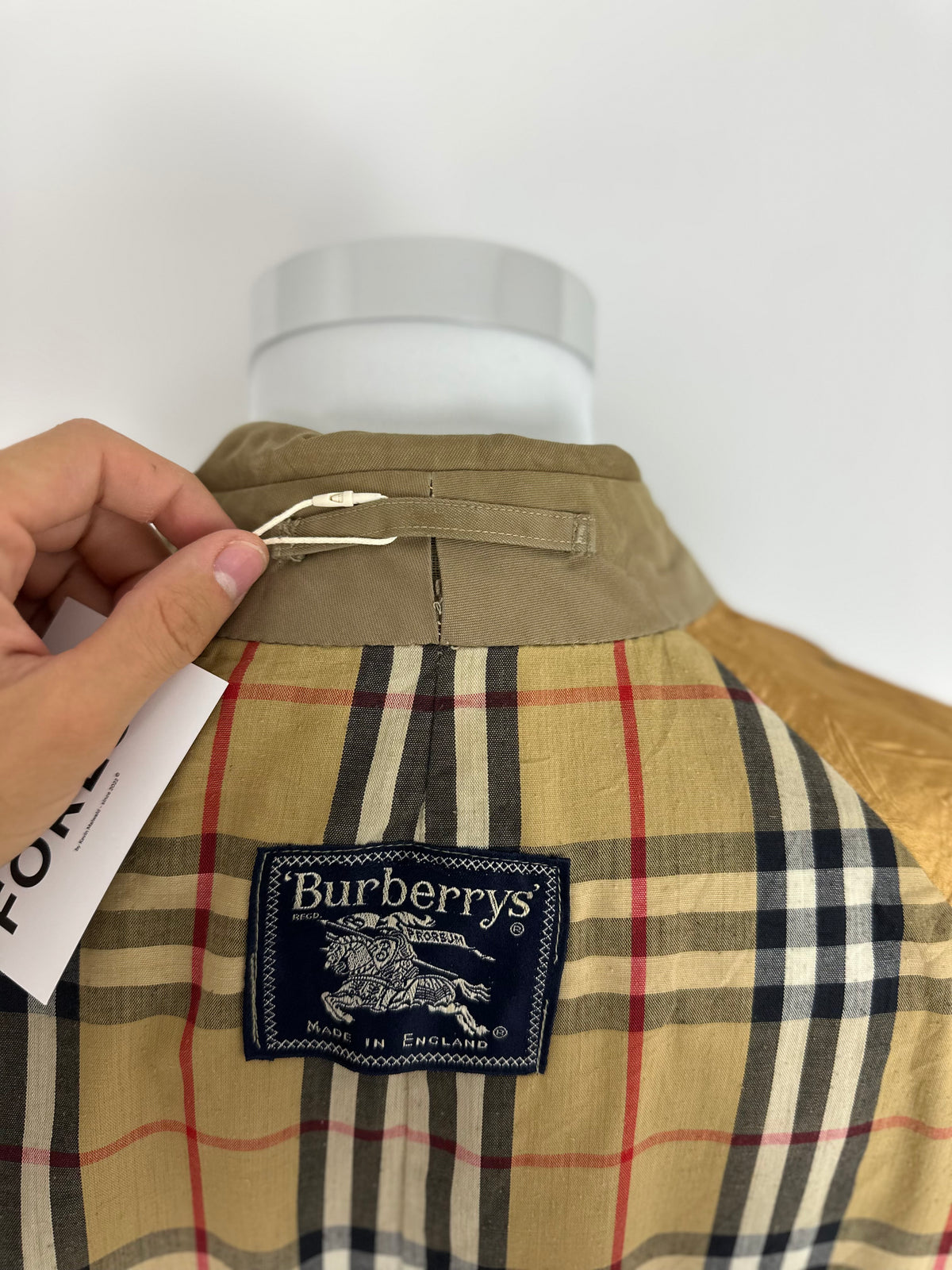 Vintage Burberry Trench Coat Beige Size 50 L