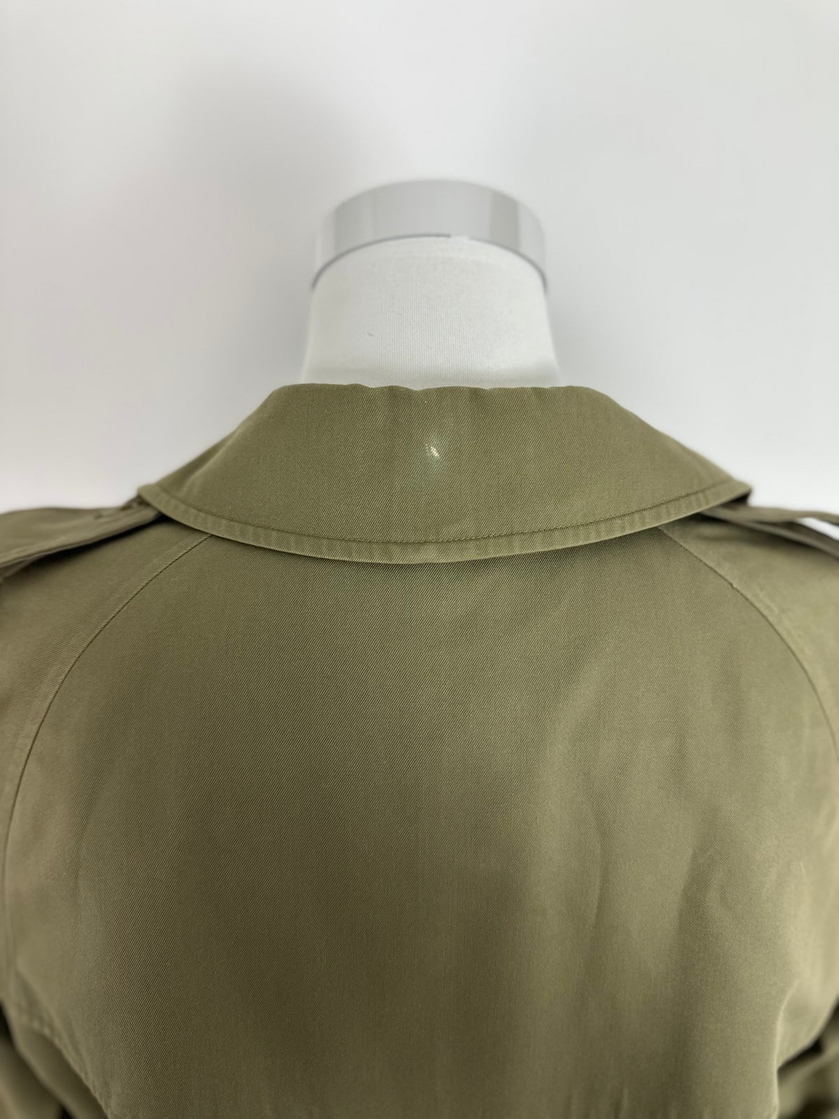 Vintage Burberry Trench Coat Khaki Size 10 S