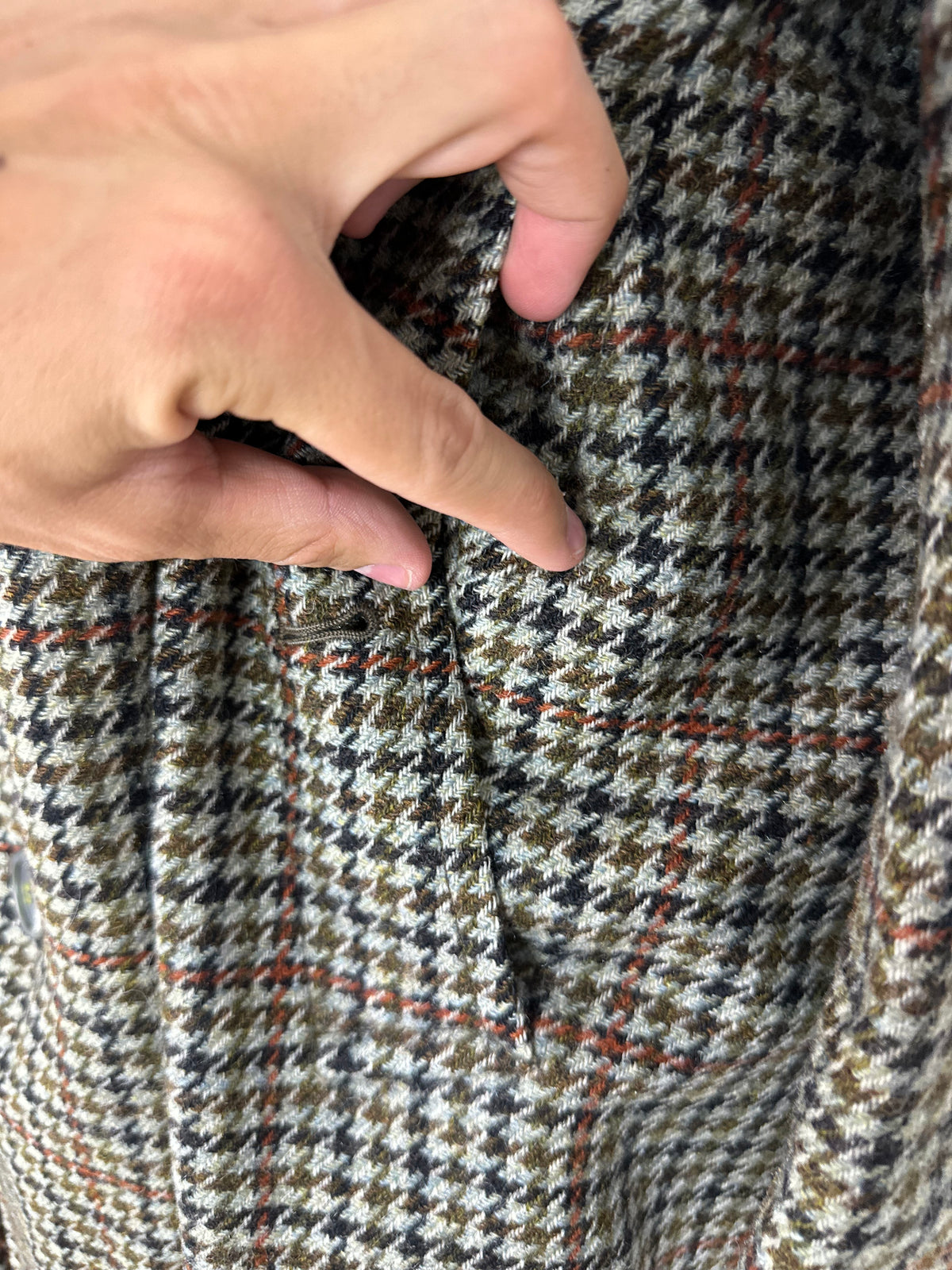 Vintage Burberry Wool Coat Brown Size 48 M