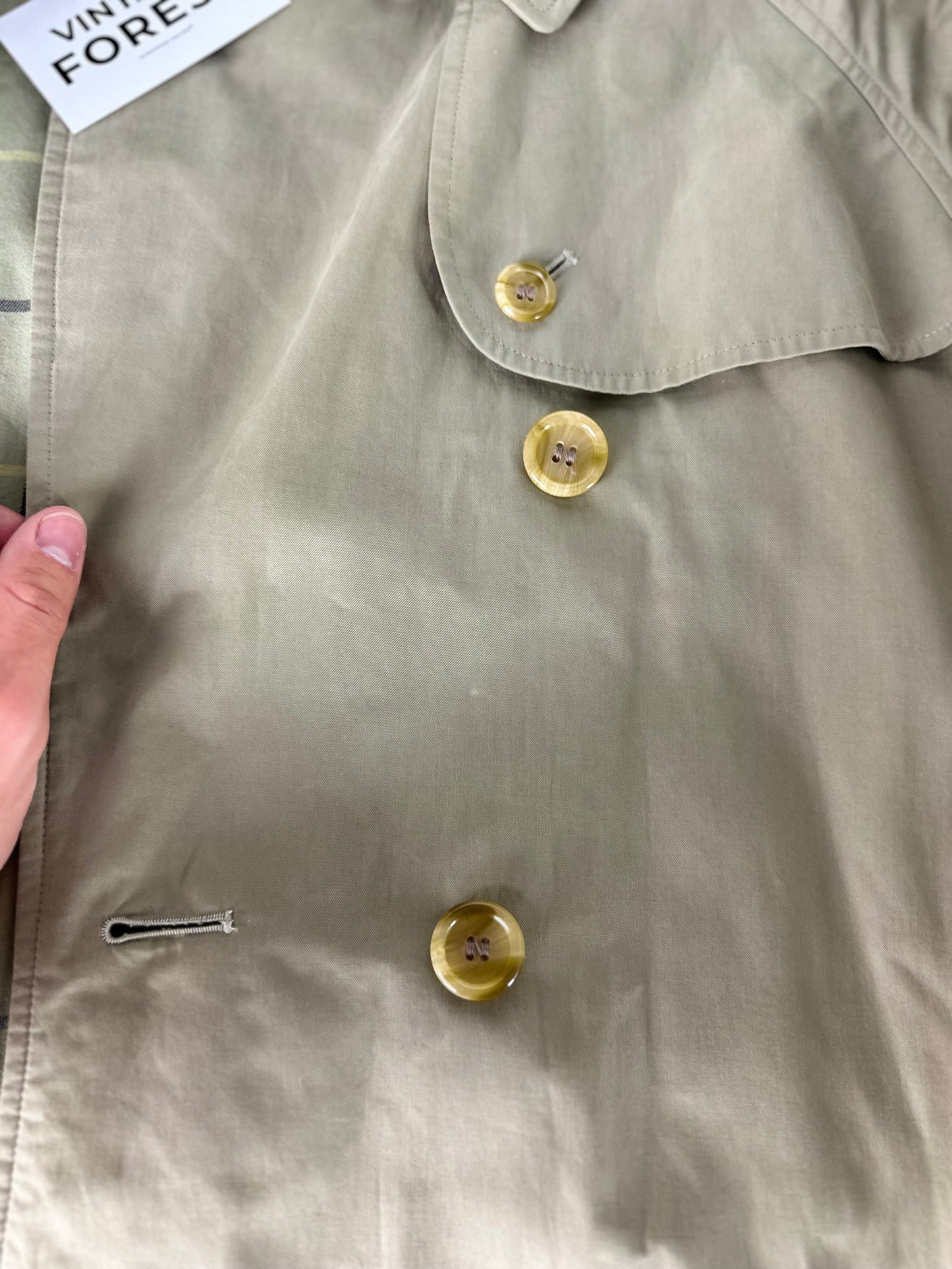 Vintage Burberry Trench Coat Size 16 XL