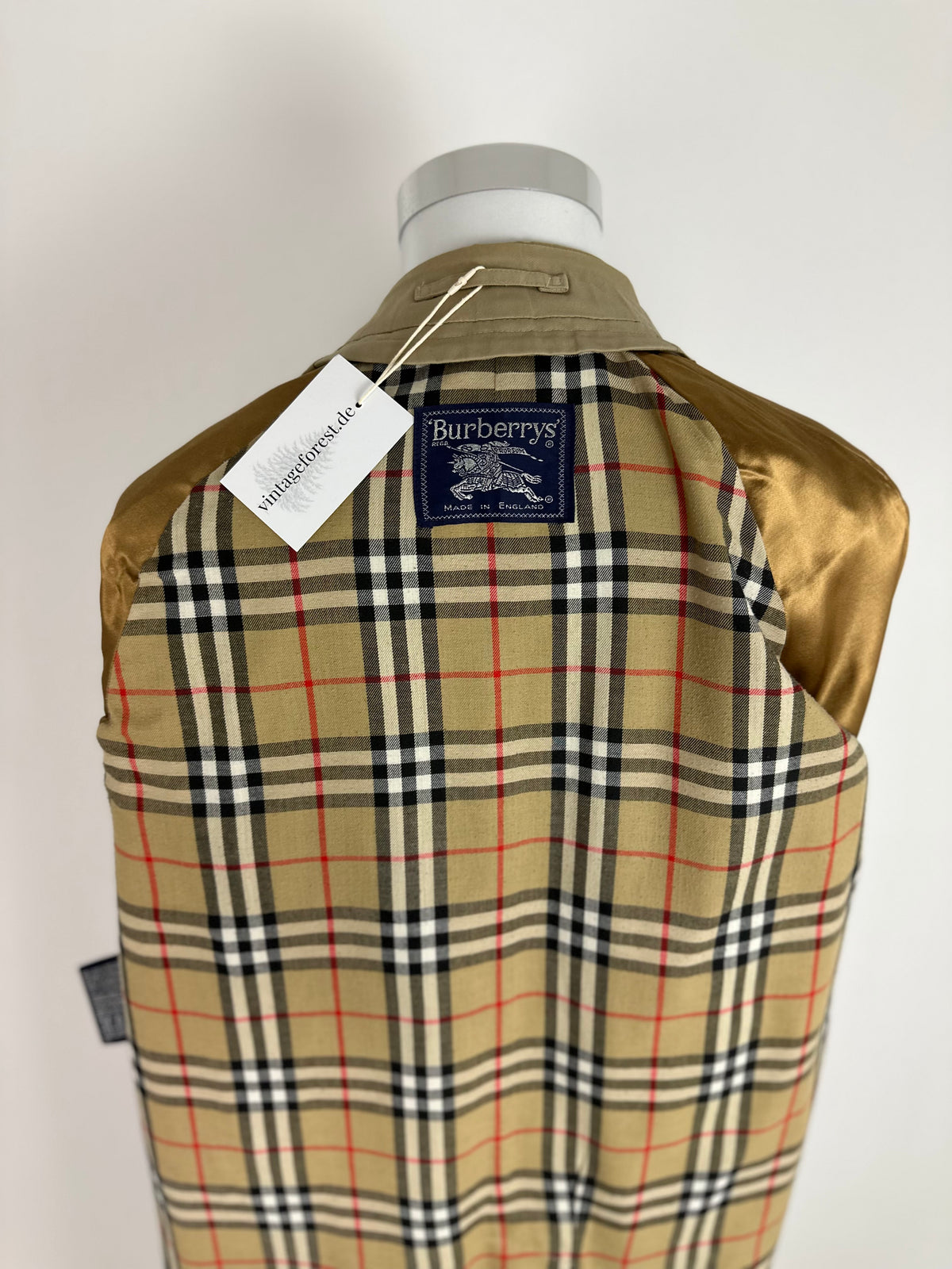 Vintage Burberry Car Coat Beige Size 48 M