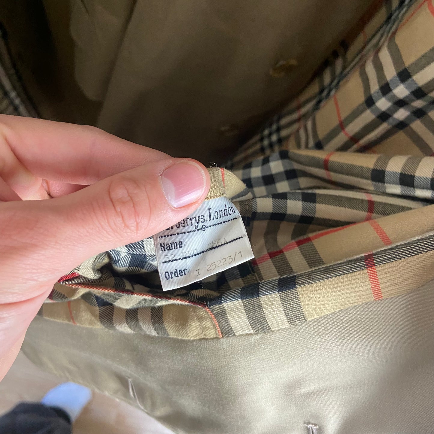 Burberry Trenchcoat Size 52/L