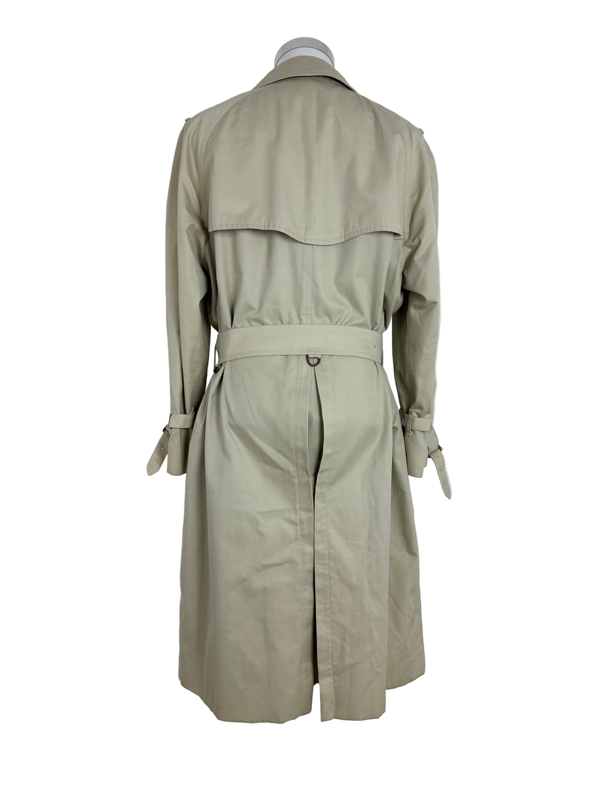 Vintage Burberry Trench Coat Creme Size 58 XXL