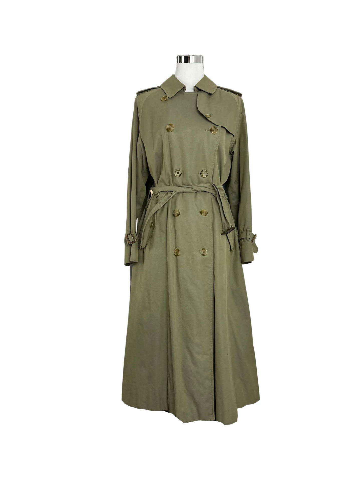 Vintage Burberry Trench Coat Size 14 L