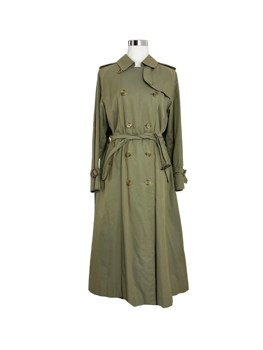 Vintage Burberry Trench Coat Size 14 L