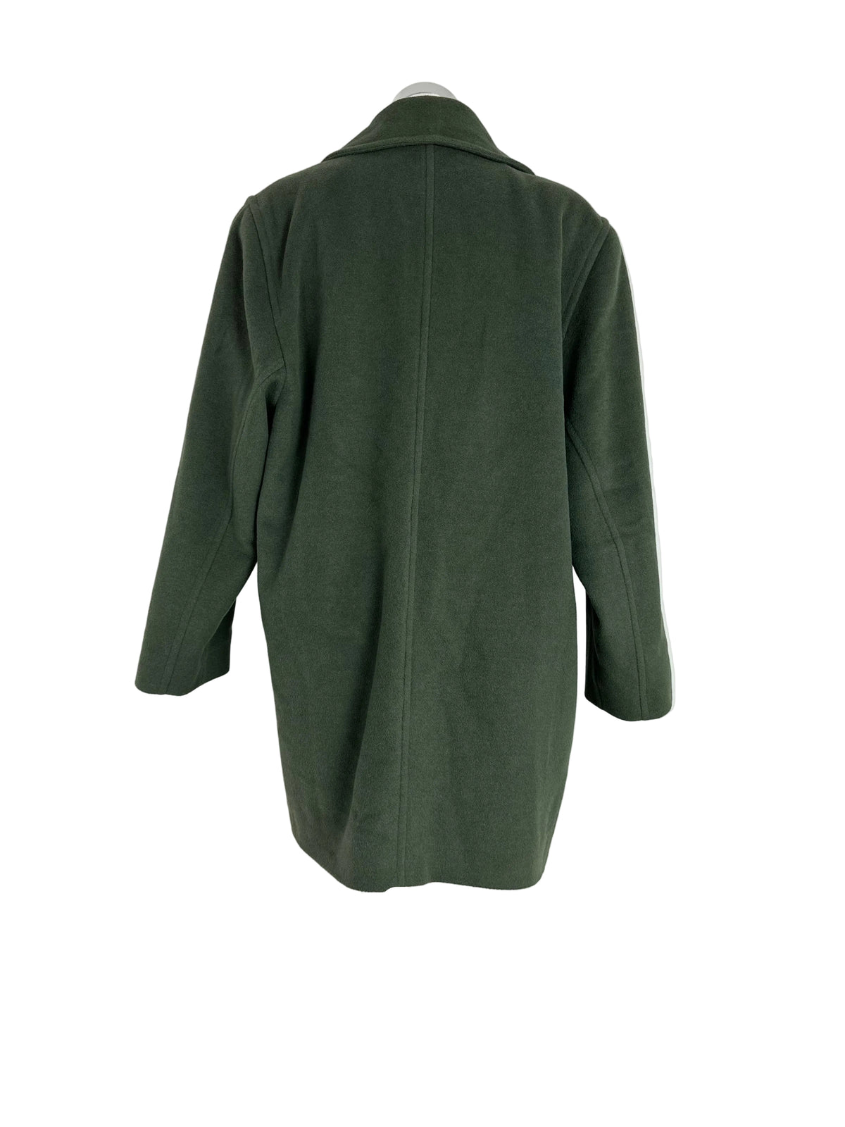 Vintage Burberry Wool Coat Green Size 16 XL