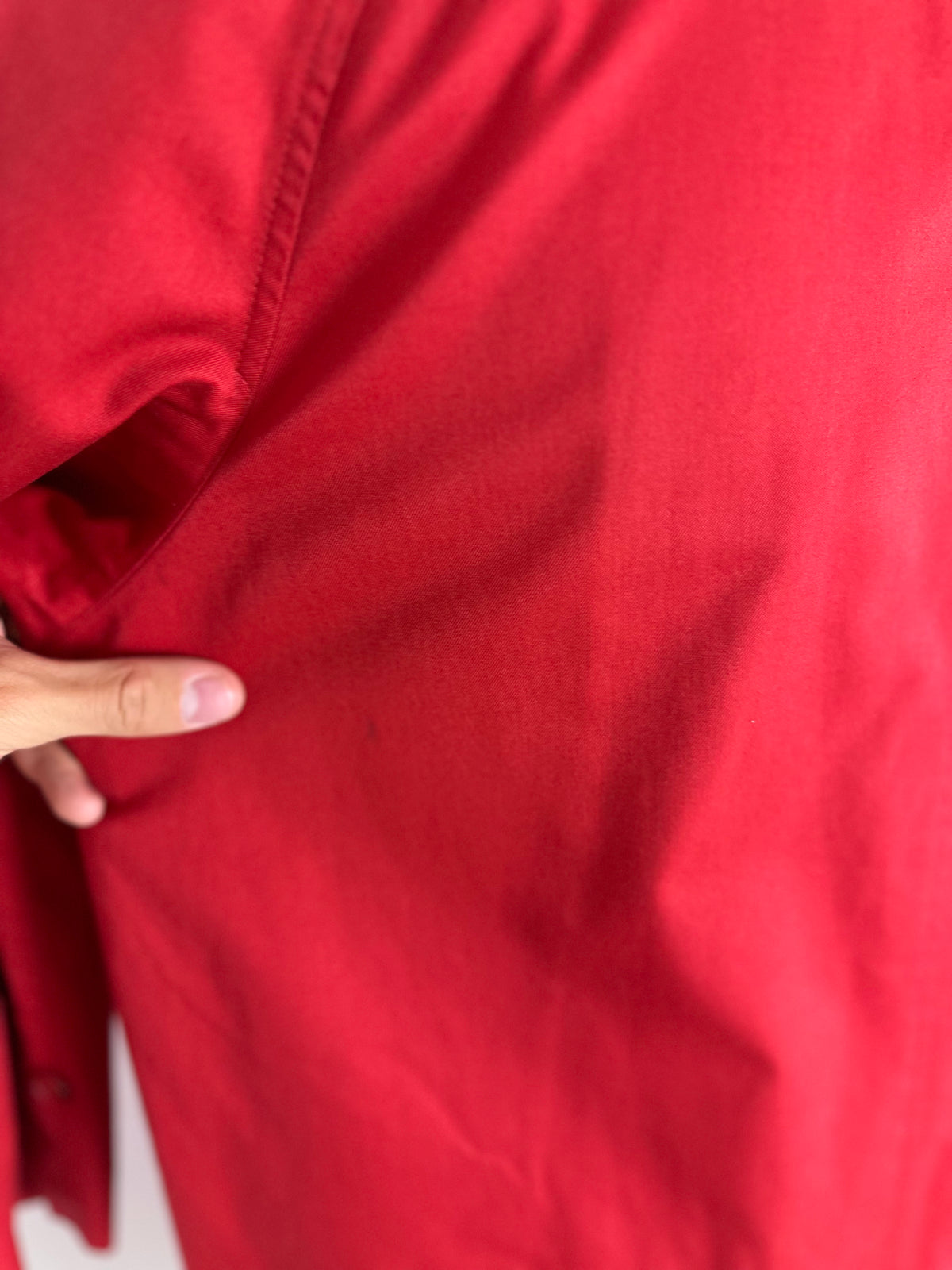 Vintage Burberry Trench Car Coat Red Size 14 L