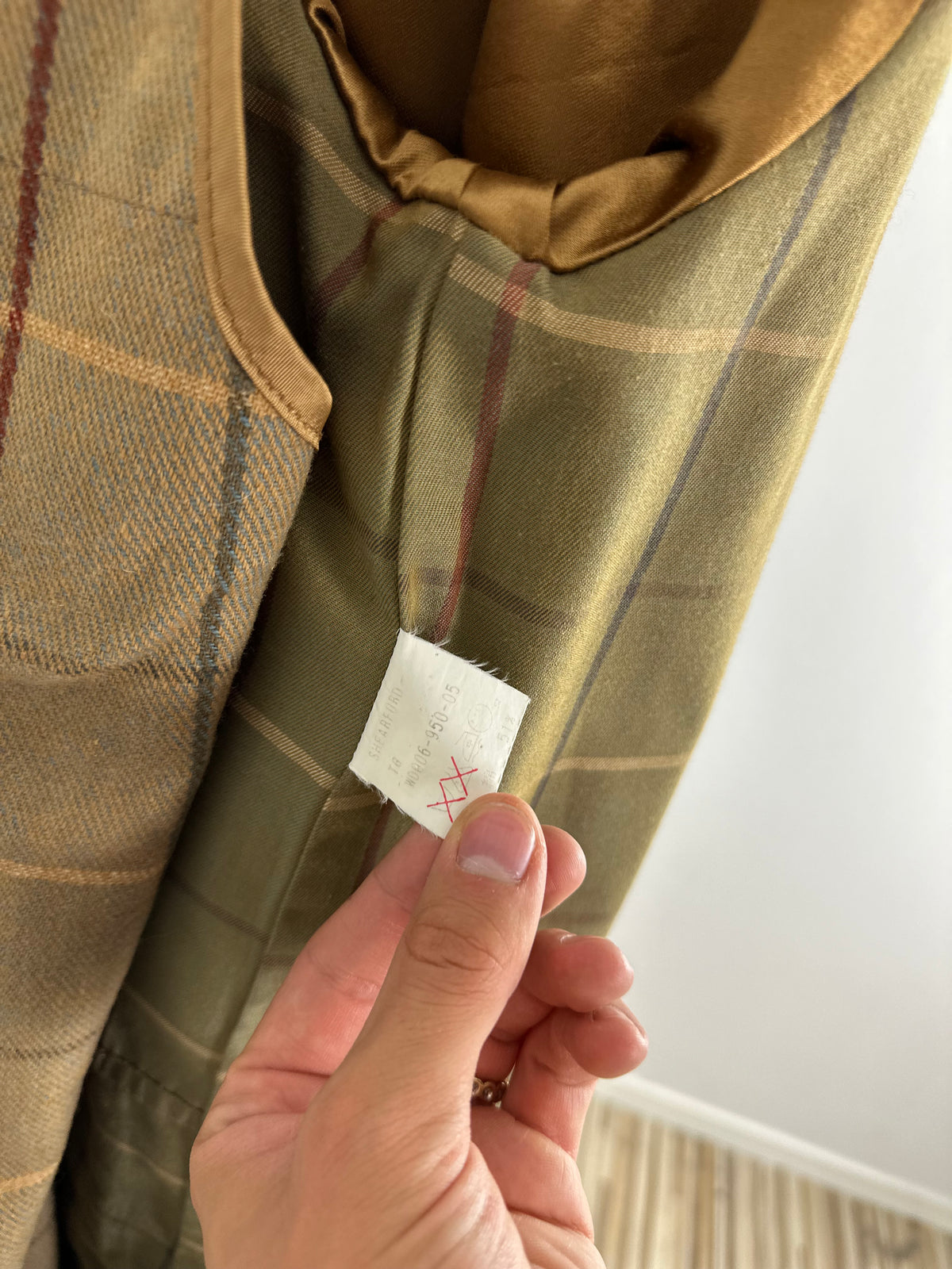 Vintage Burberry Car Coat Beige Size 48 M With Lining