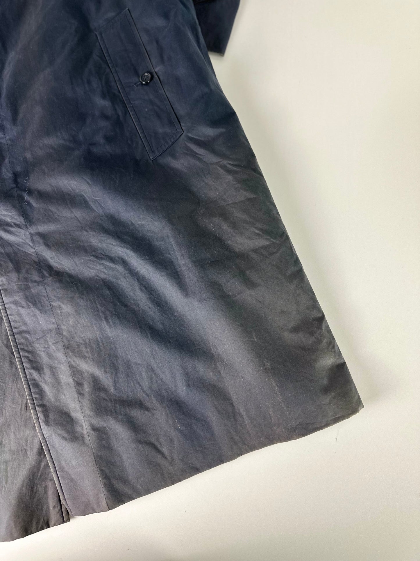 Vintage Burberry Car Coat Size 48 M With Lining