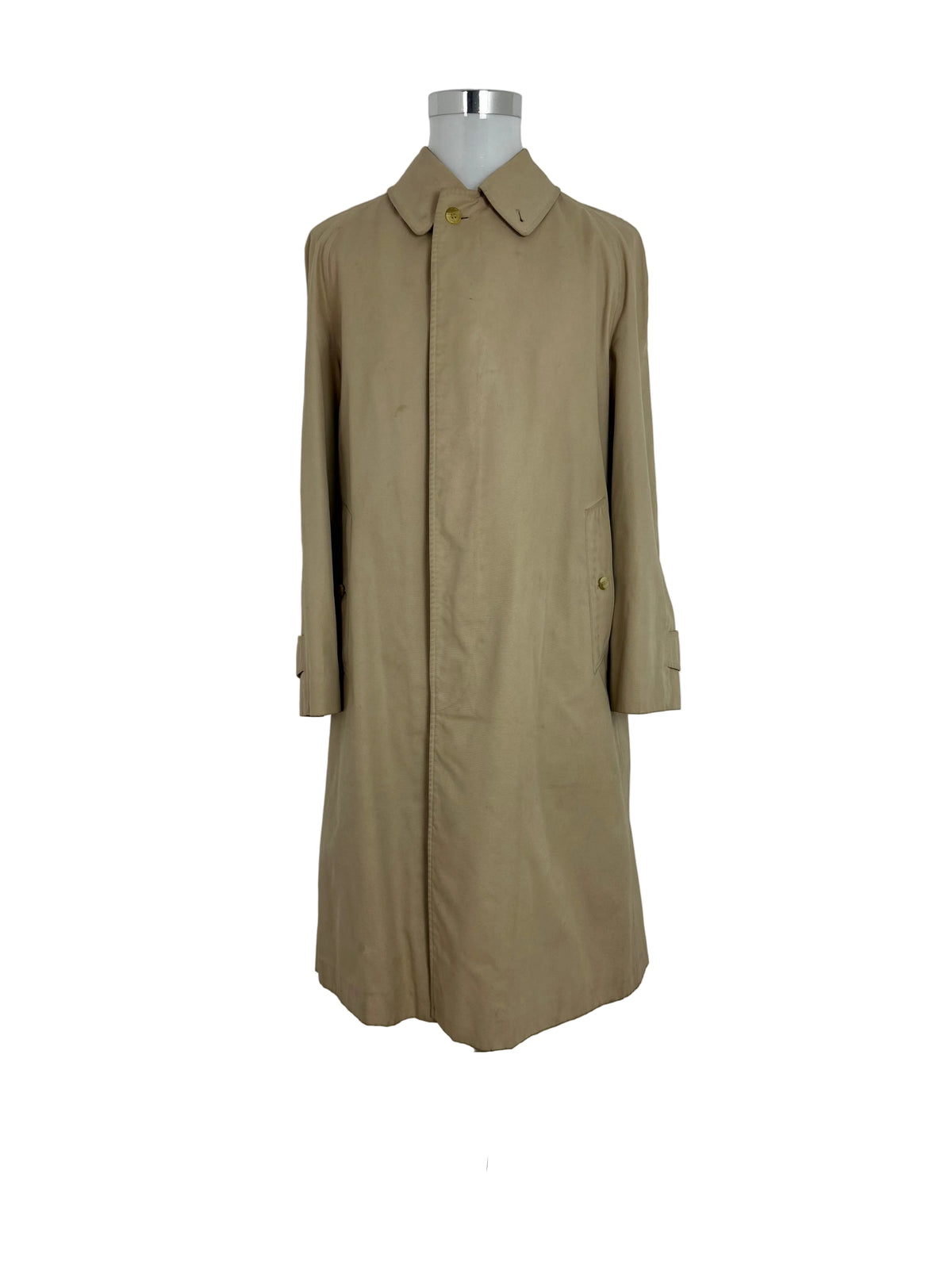 Vintage Burberry Car Coat Beige Size 48 M