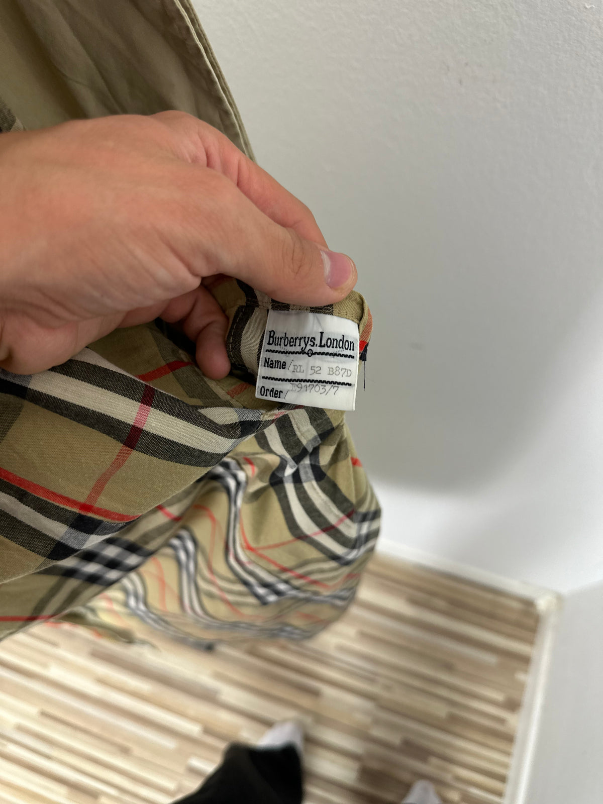 Vintage Burberry Car Coat Creme Size 52 L