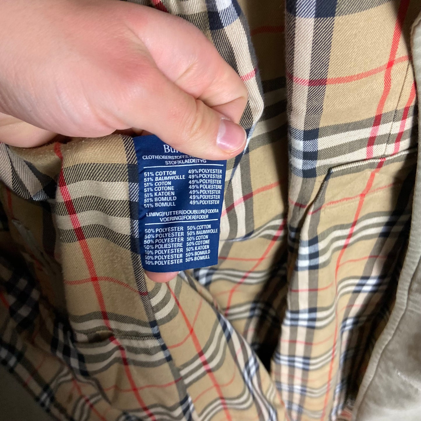 Burberry Trenchcoat Size 46/S