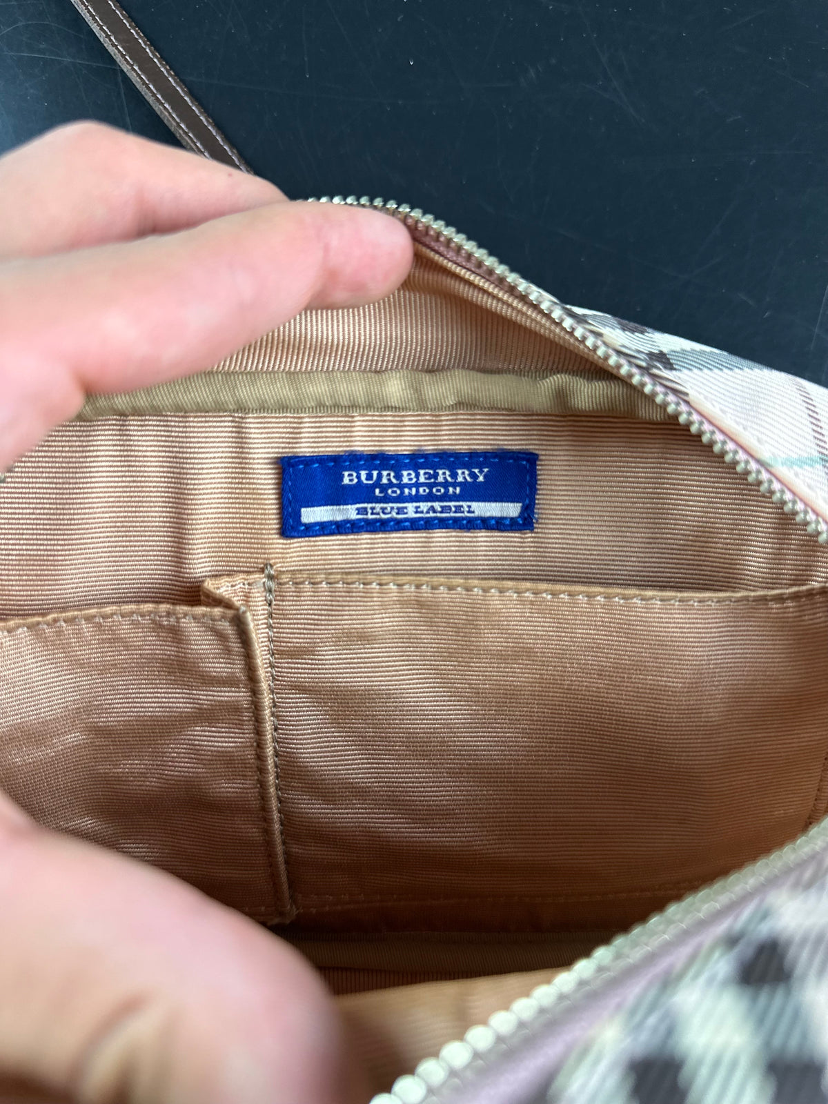Vintage Burberry Blue Label Nova Check Bag