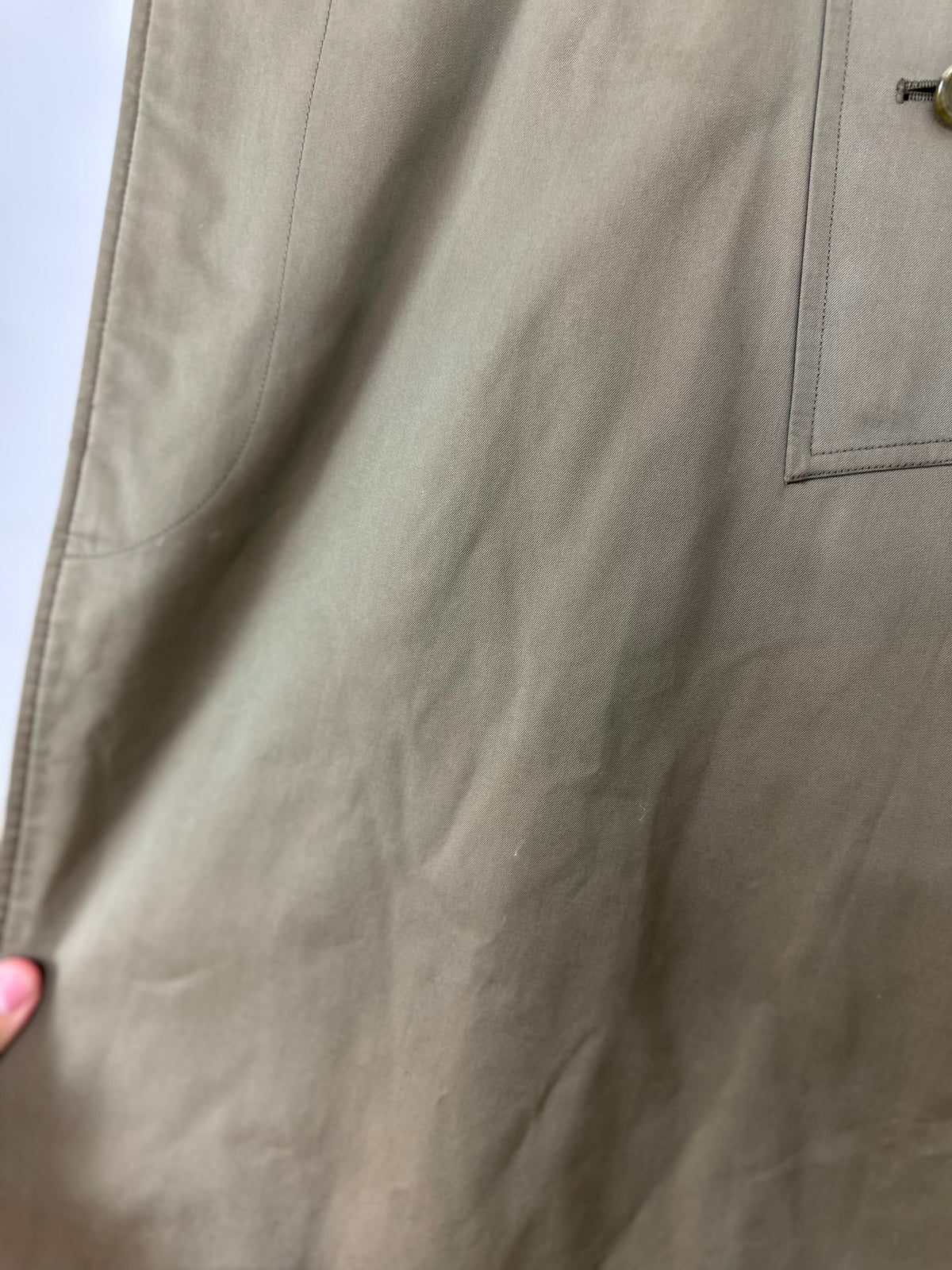 Vintage Burberry Car Coat Khaki 48 M