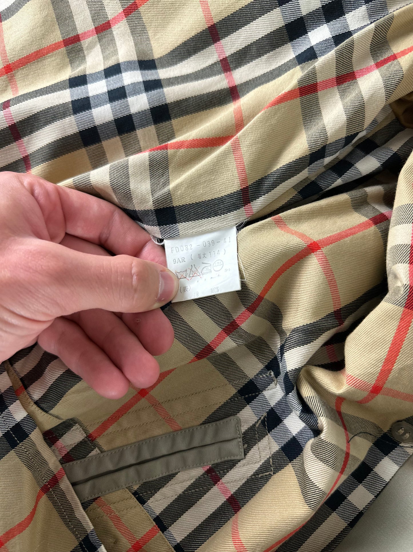 Vintage Burberry Trench Coat Size 12 M