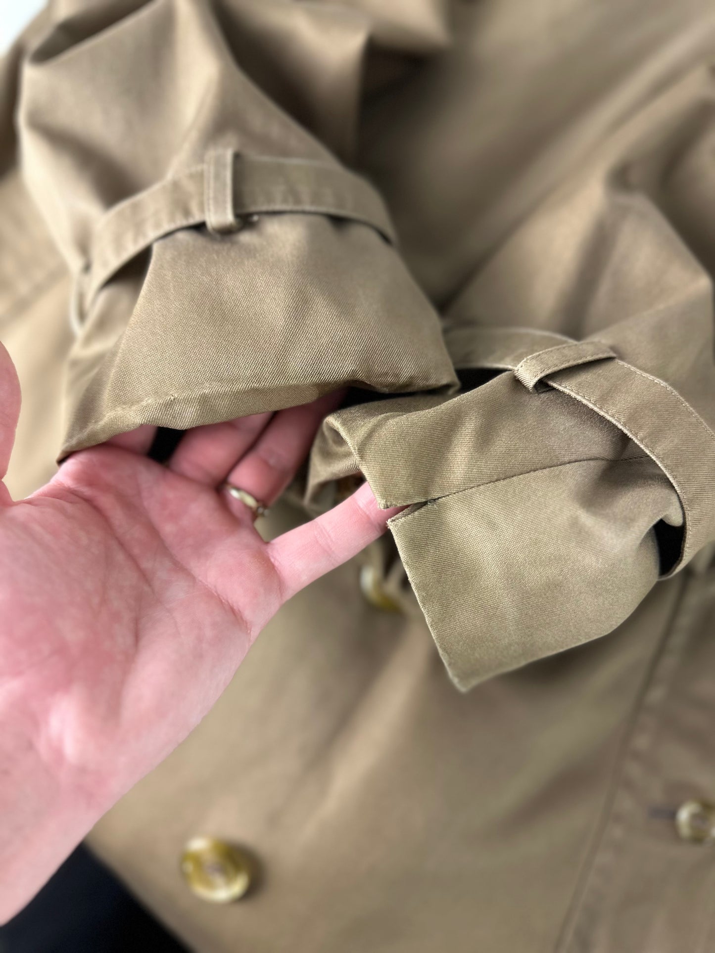 Vintage Burberry Trench Coat Size 48 M With Lining