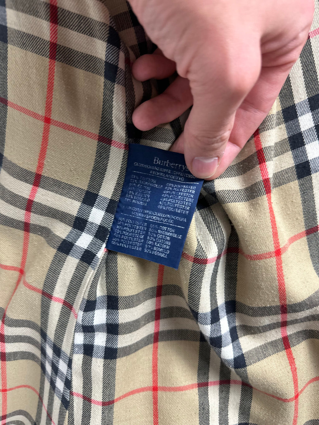 Burberrys Trenchcoat (14/L) including Inlet