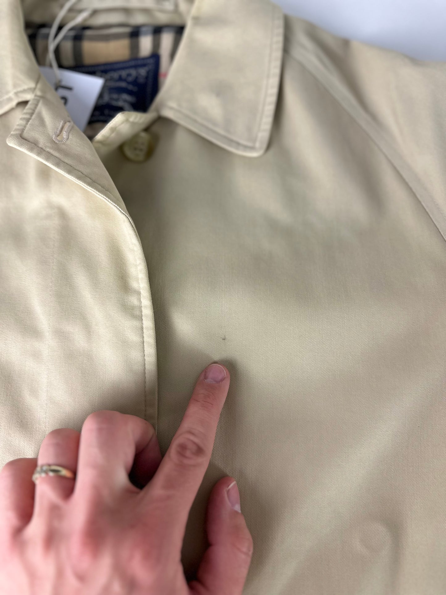 Vintage Burberry Car Coat Size 12 M