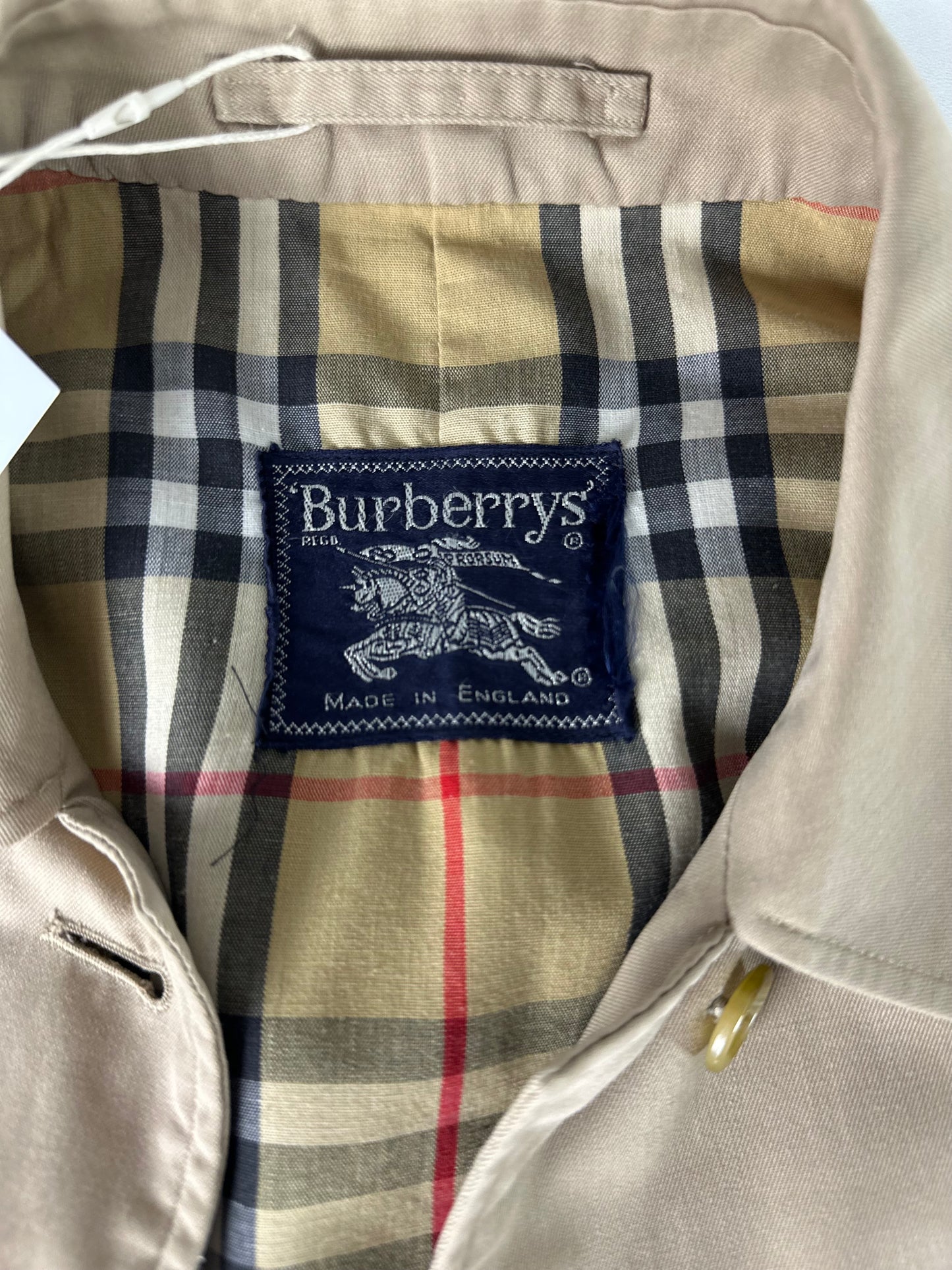 Vintage Burberry Car Coat Size 10 S