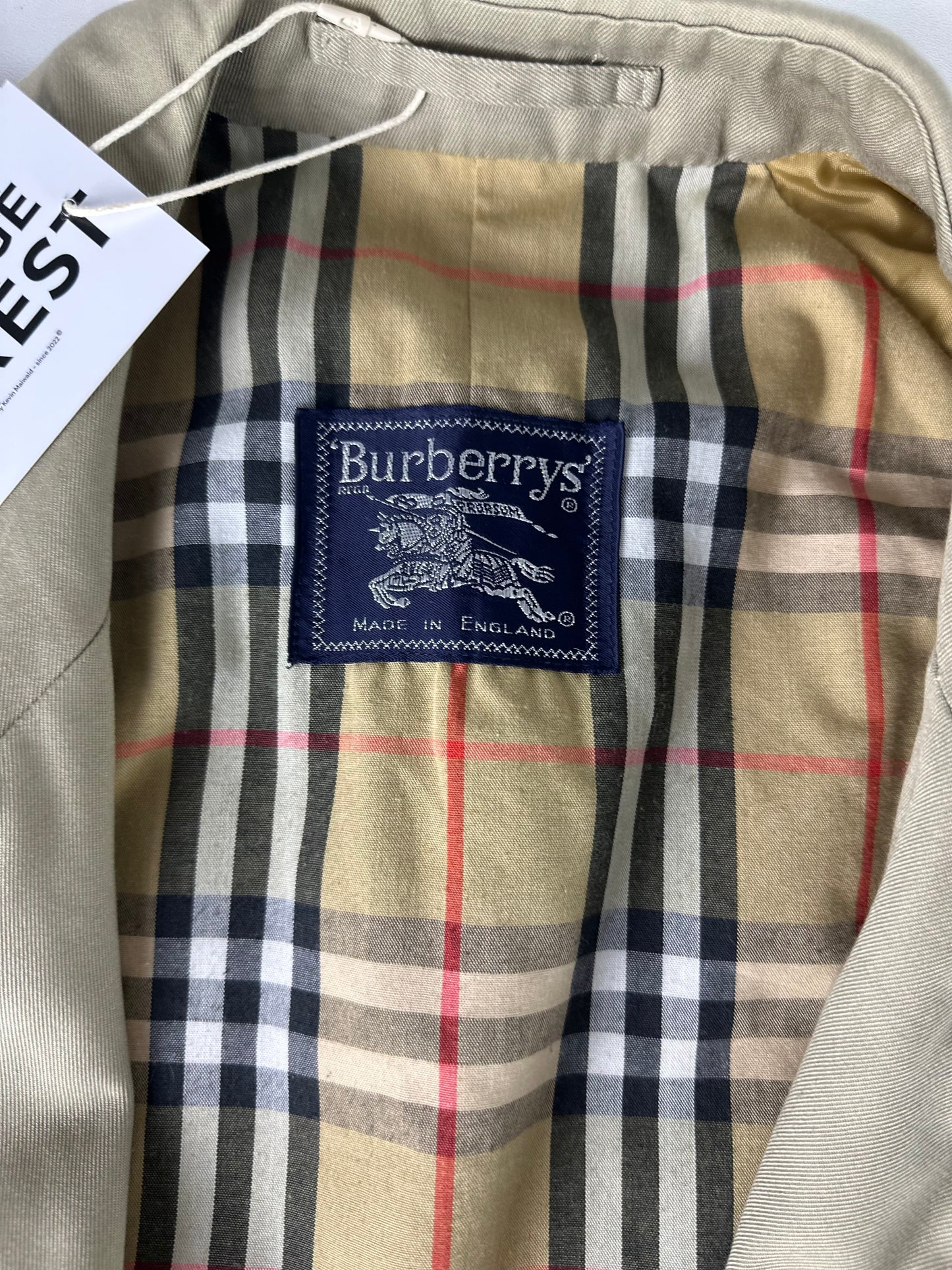 Vintage Burberry Car Coat Size 50 L
