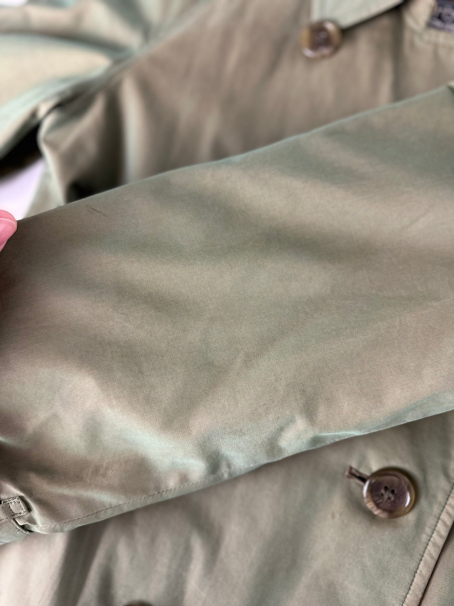 Vintage Burberry Trench Coat Size 8 XS