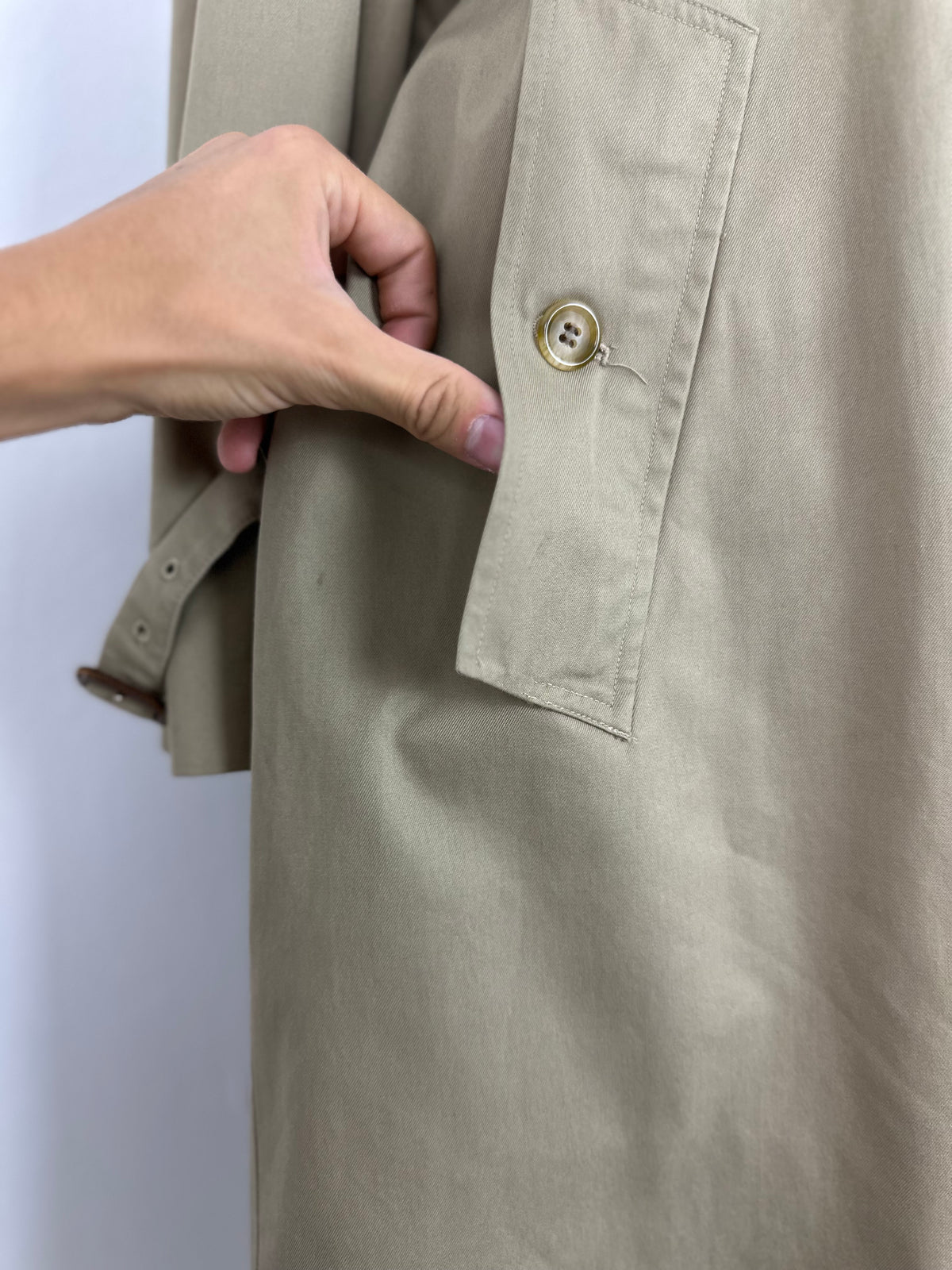 Vintage Burberry Trench Coat Beige Size 52 L