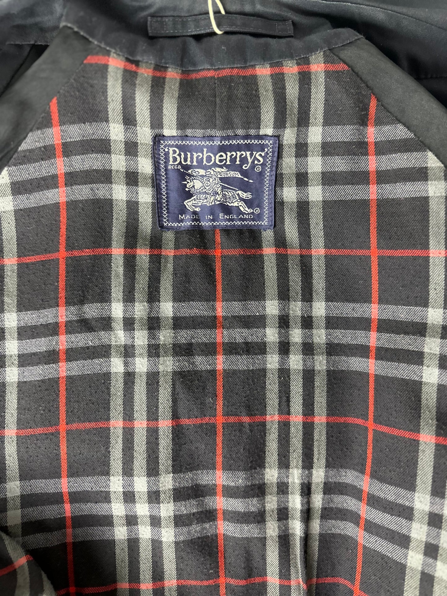 Vintage Burberry Trench Coat Navy Size 46 S