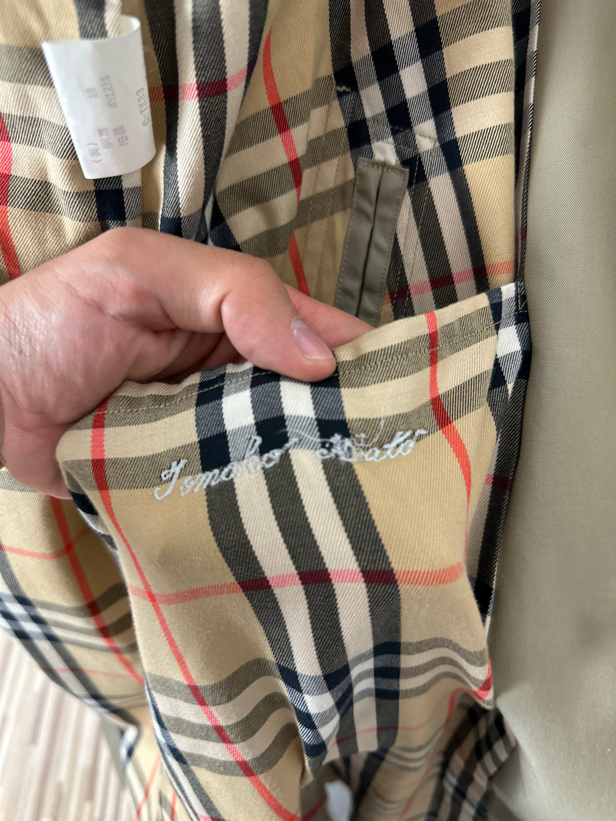 Vintage Burberry Trench Coat Oliv Size 12 M
