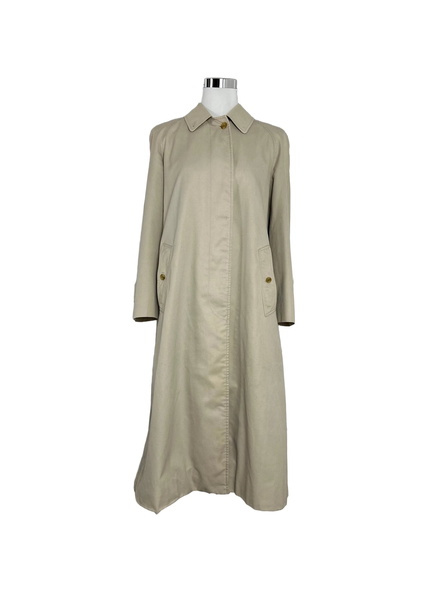 Vintage Burberry Car Coat Size 10 S