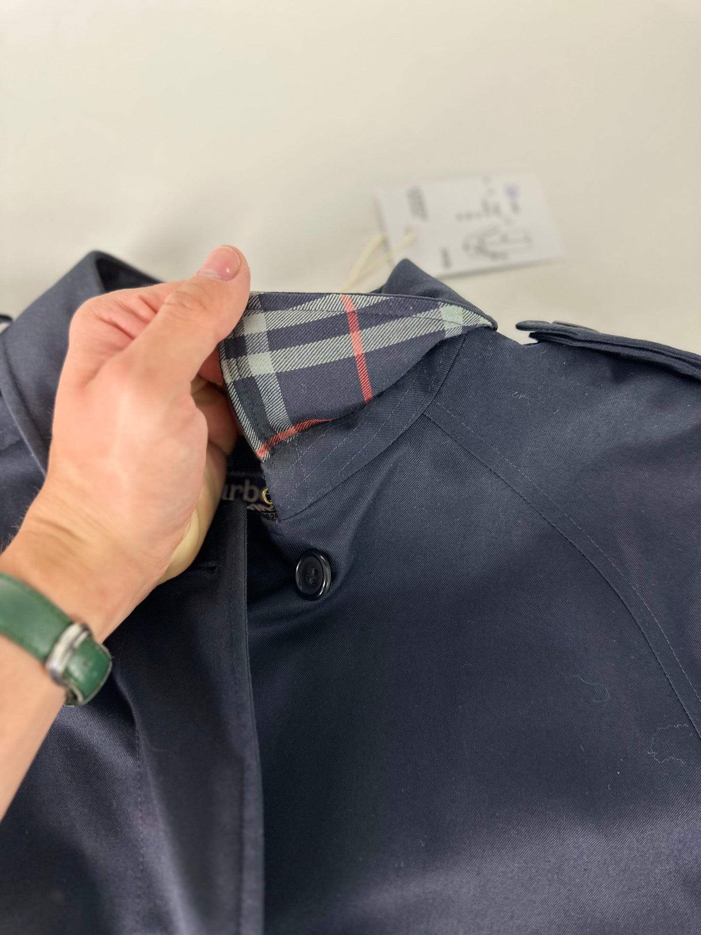 Vintage Burberry Trench Coat Size 12 M