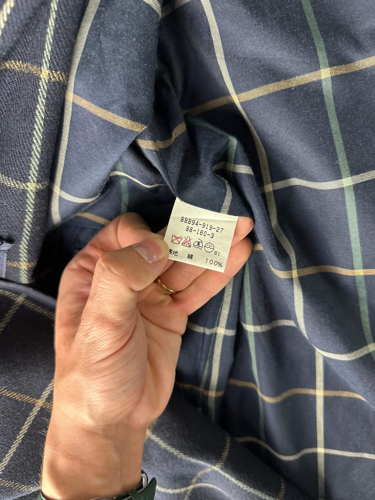 Vintage Burberry Trench Coat Size 48 M With Lining