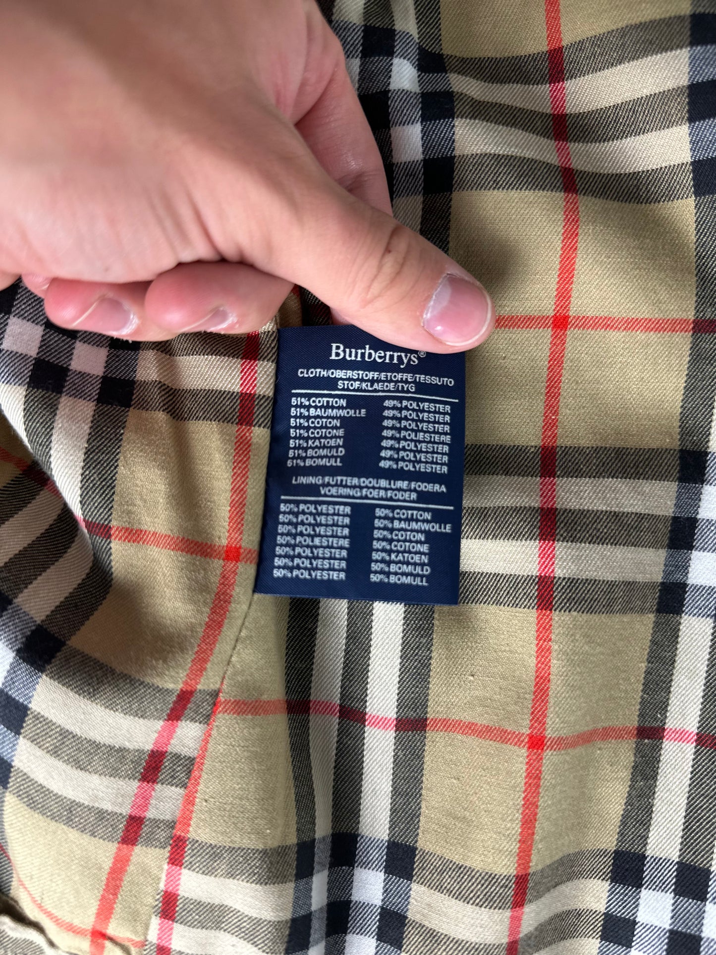 Vintage Burberry Car Coat Size 10 S