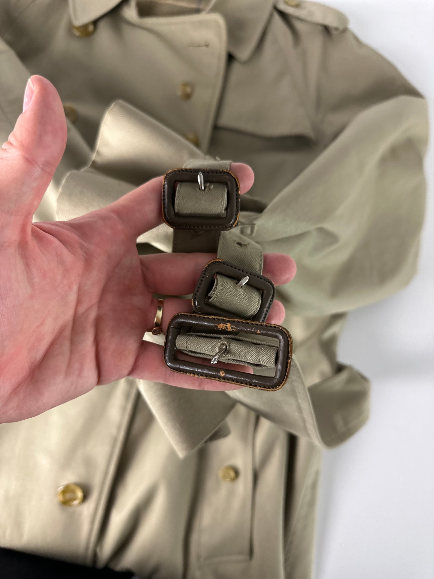 Vintage Burberry Trench Coat Size 18 XXL