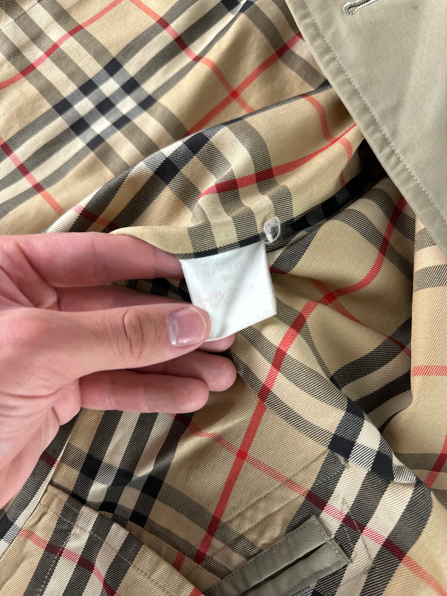 Vintage Burberry Trench Coat Size 8 XS