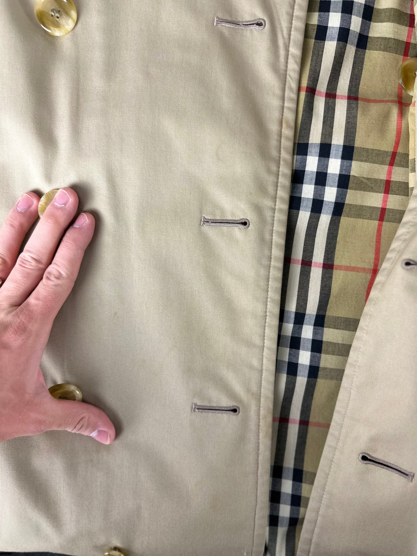 Vintage Burberry Trench Coat Size 52 L