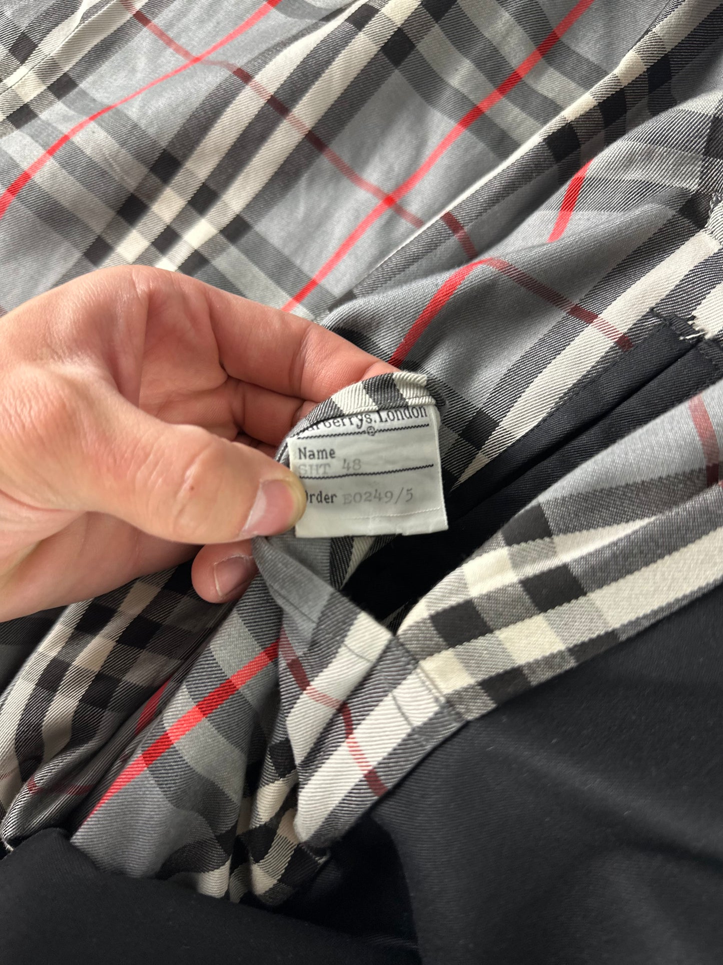 Vintage Burberry Car Coat Size 48 M