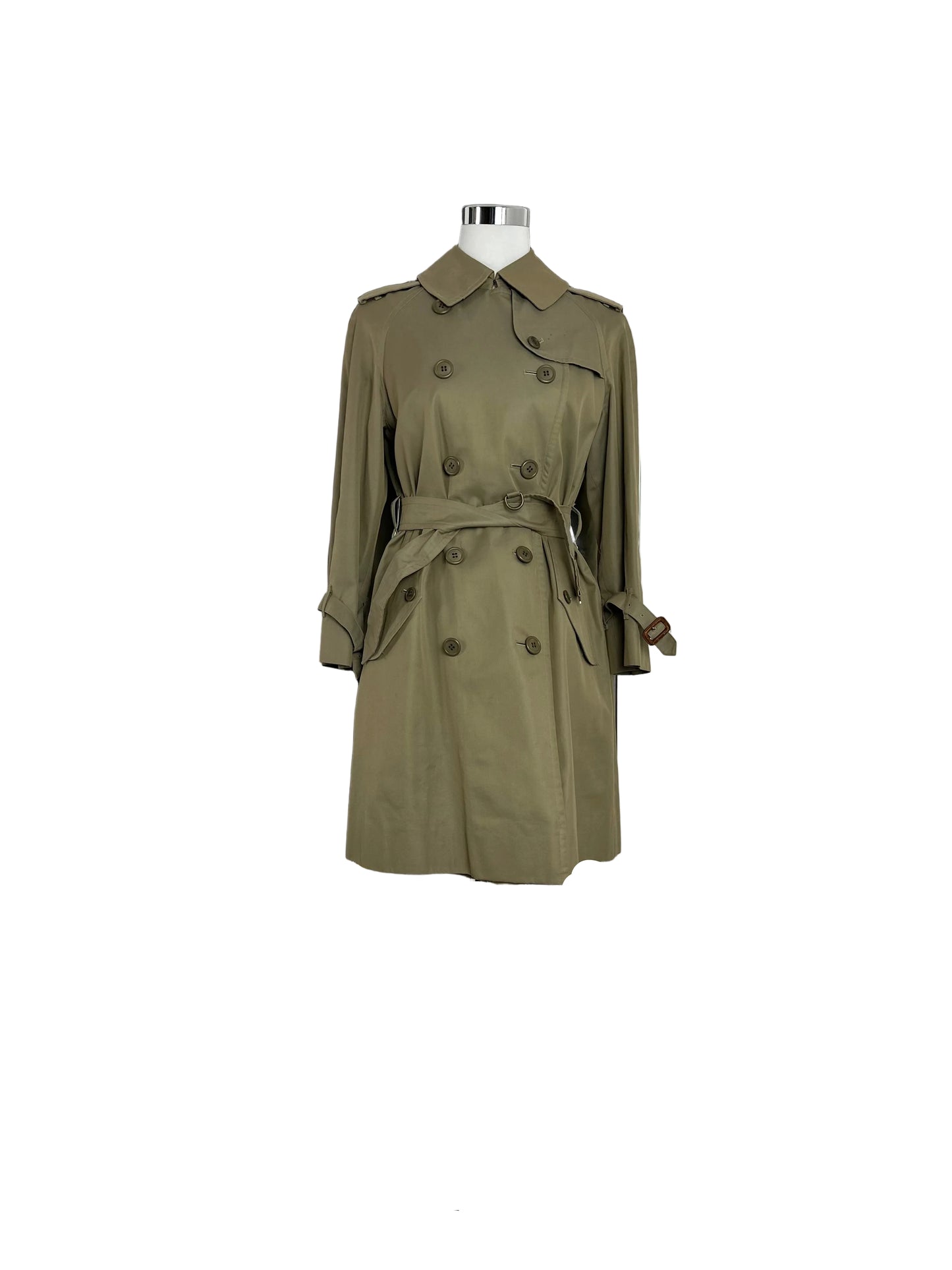 Vintage Burberry Trench Coat Size 8 XS