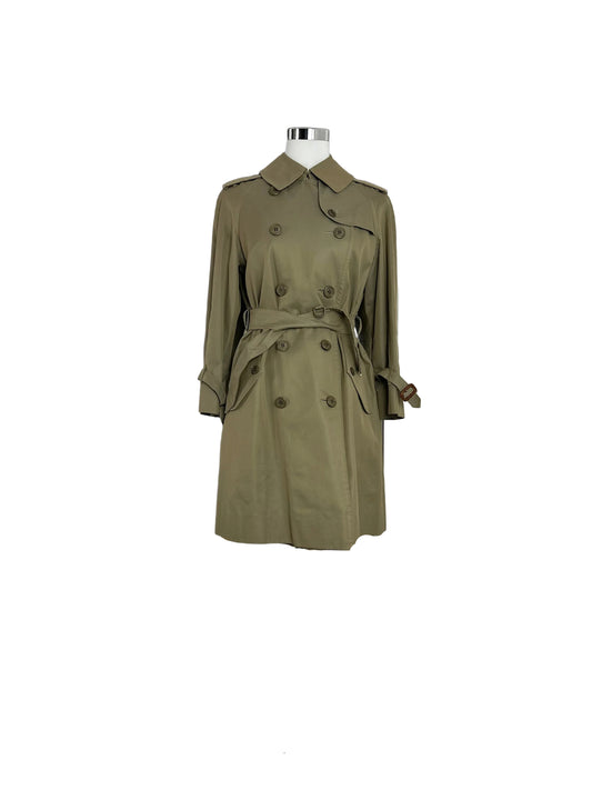 Vintage Burberry Trench Coat Size 8 XS